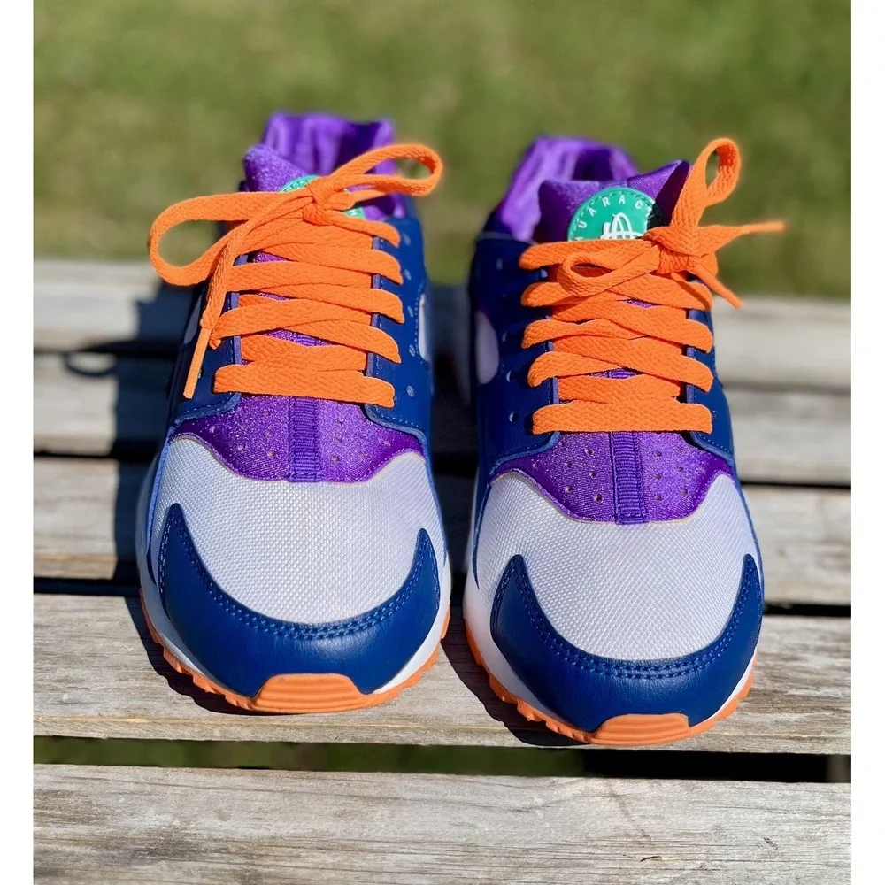 Nike Air Huarache Shoes Youth Size 4.5Y Retro‎ 854275-111 Sneakers Kids